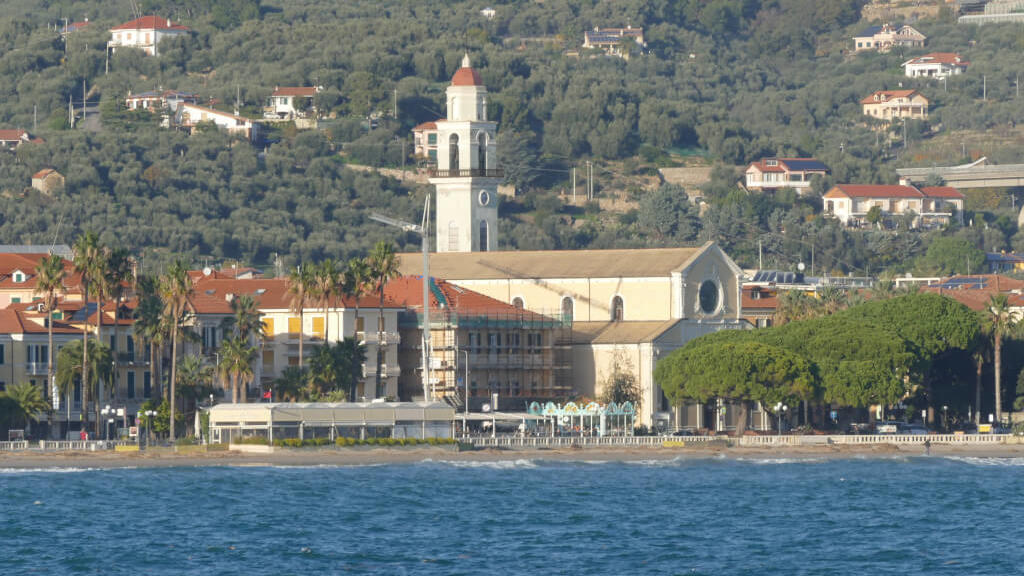 Vista del comune di Diano Marina