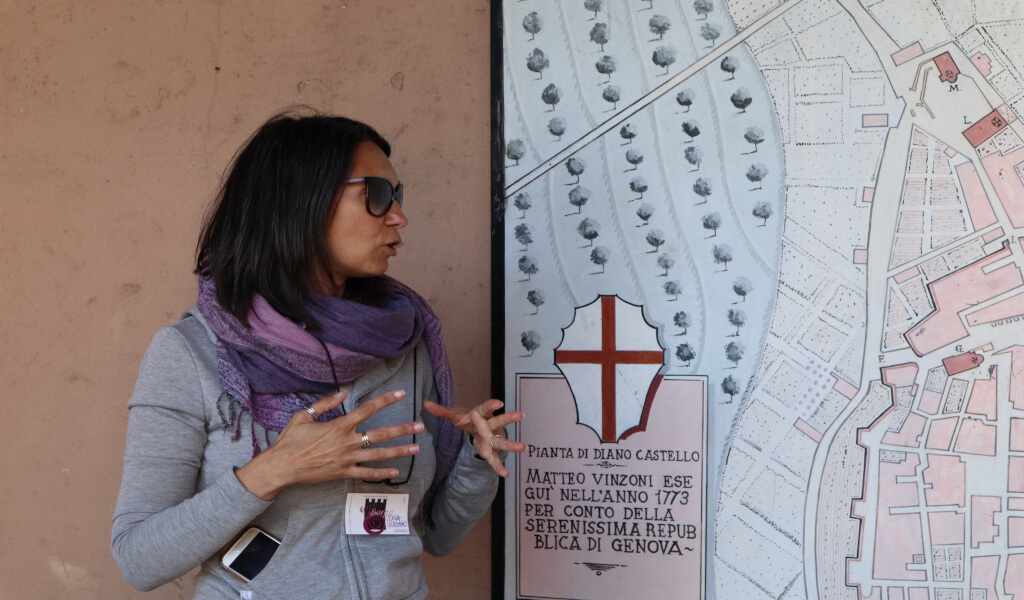 Inizio del percorso di Giroborgo