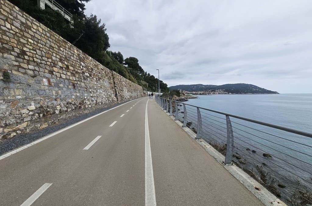 Der Radweg von Andora