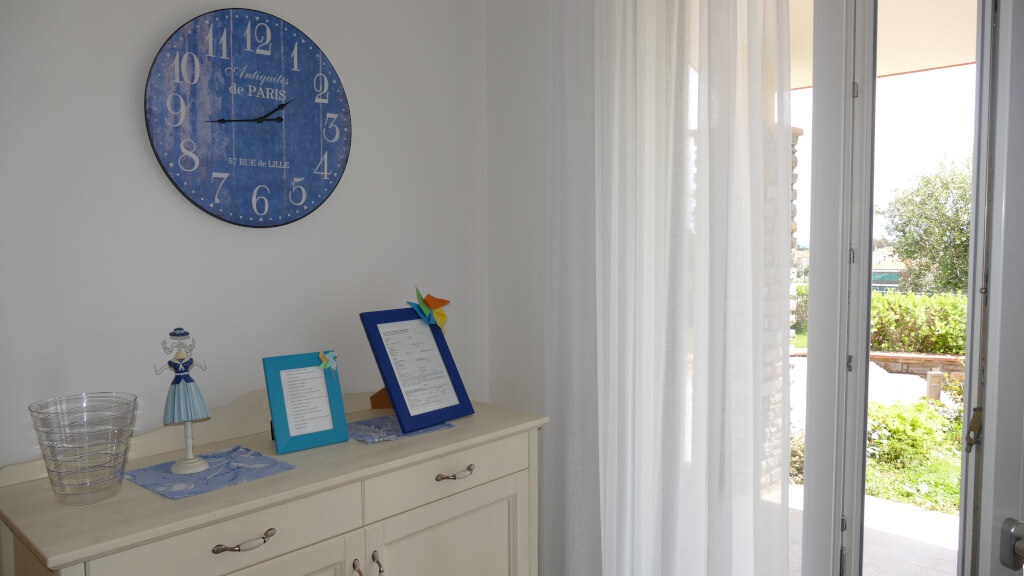 L’interno dell’appartamento Gelsomino dell’agriturismo Le Girandole Interno appartamento Gelsomino