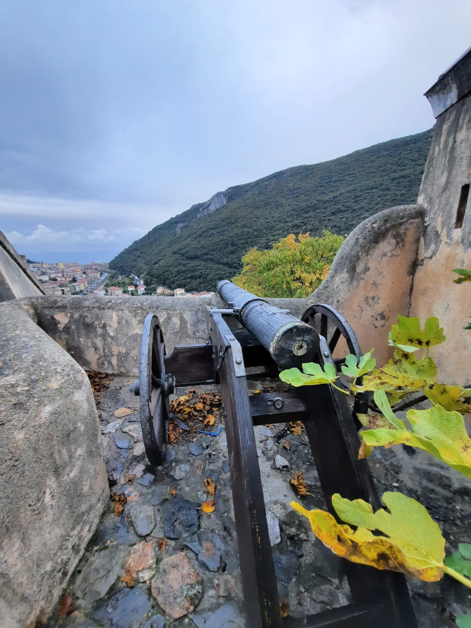 Un cannone presso il Forte Il cannone del Forte
