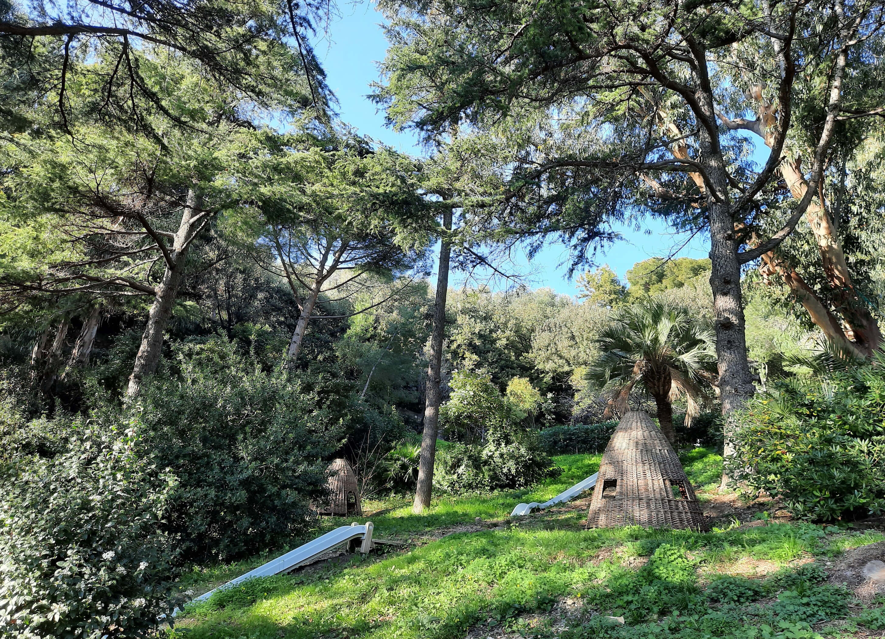 Una parte del Parco del benessere a San Lorenzo Dettaglio del Parco del benessere a San Lorenzo al Mare