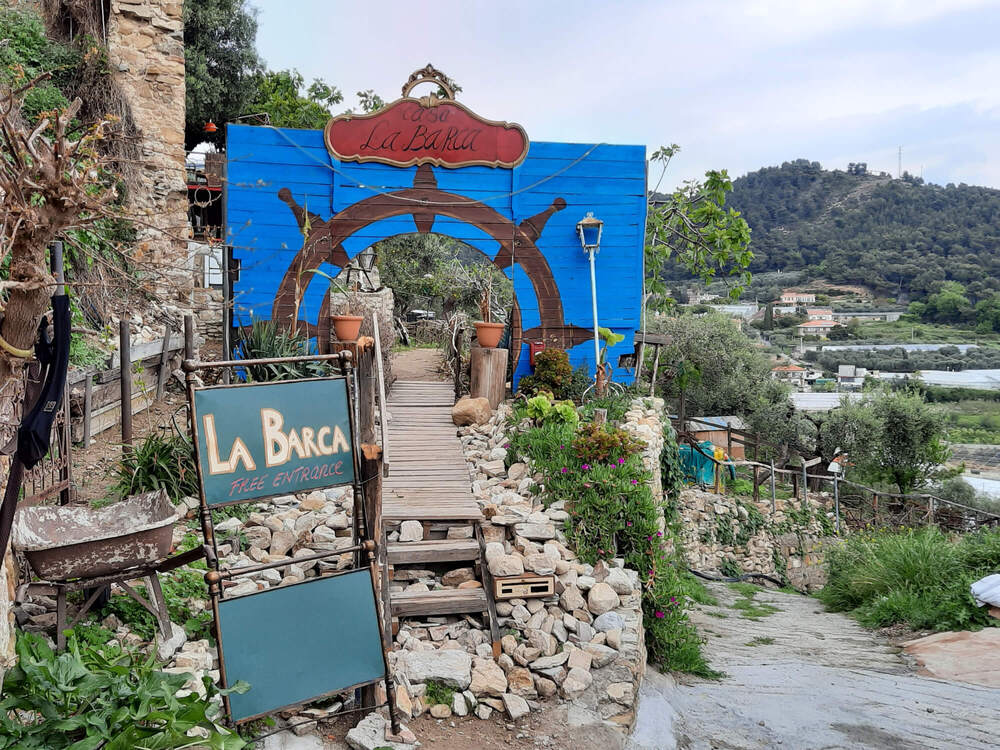 Uno studio d’artista a Bussana Vecchia