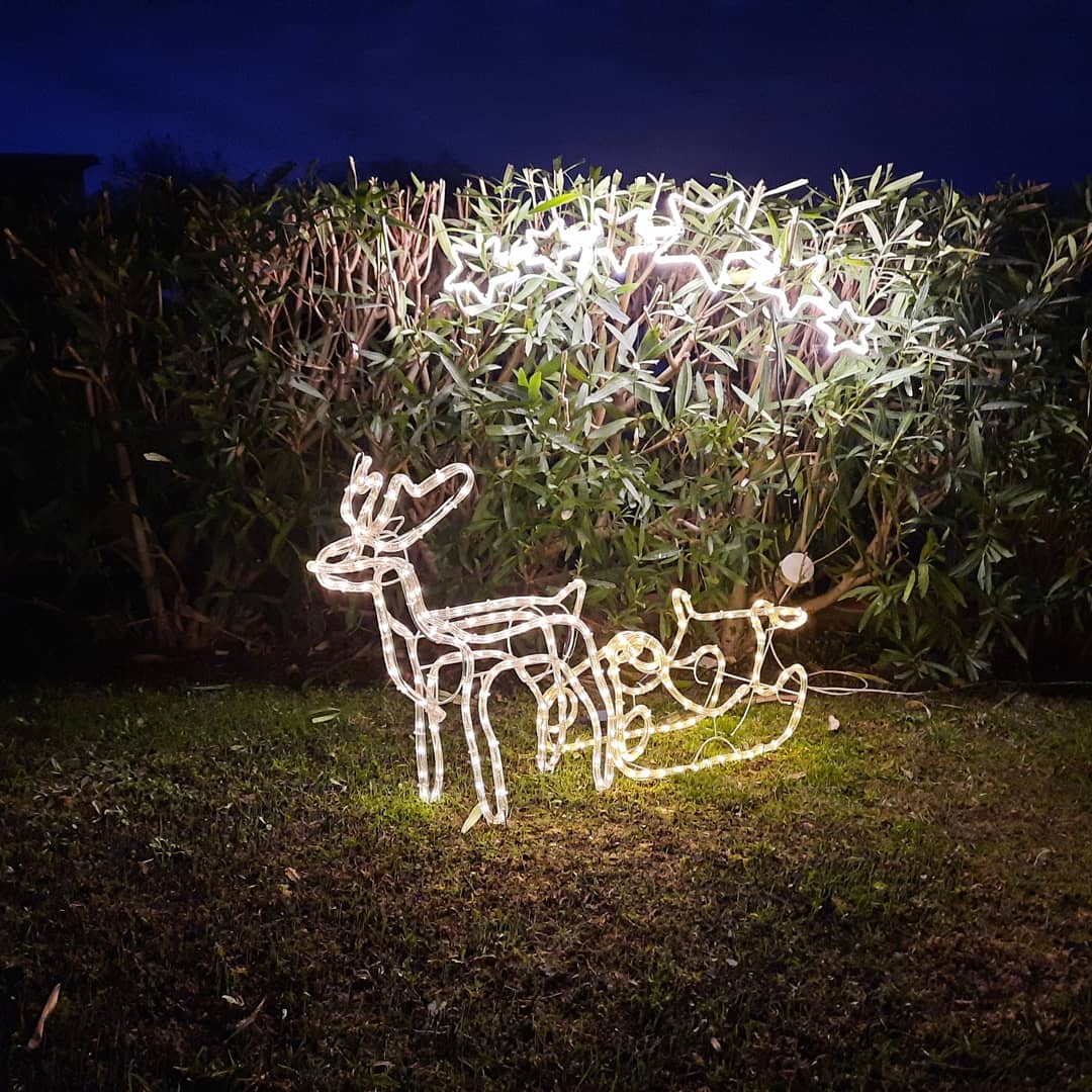 La renna decorativa all'Agriturismo Le Girandole Addobbo all'Agriturismo Le Girandole