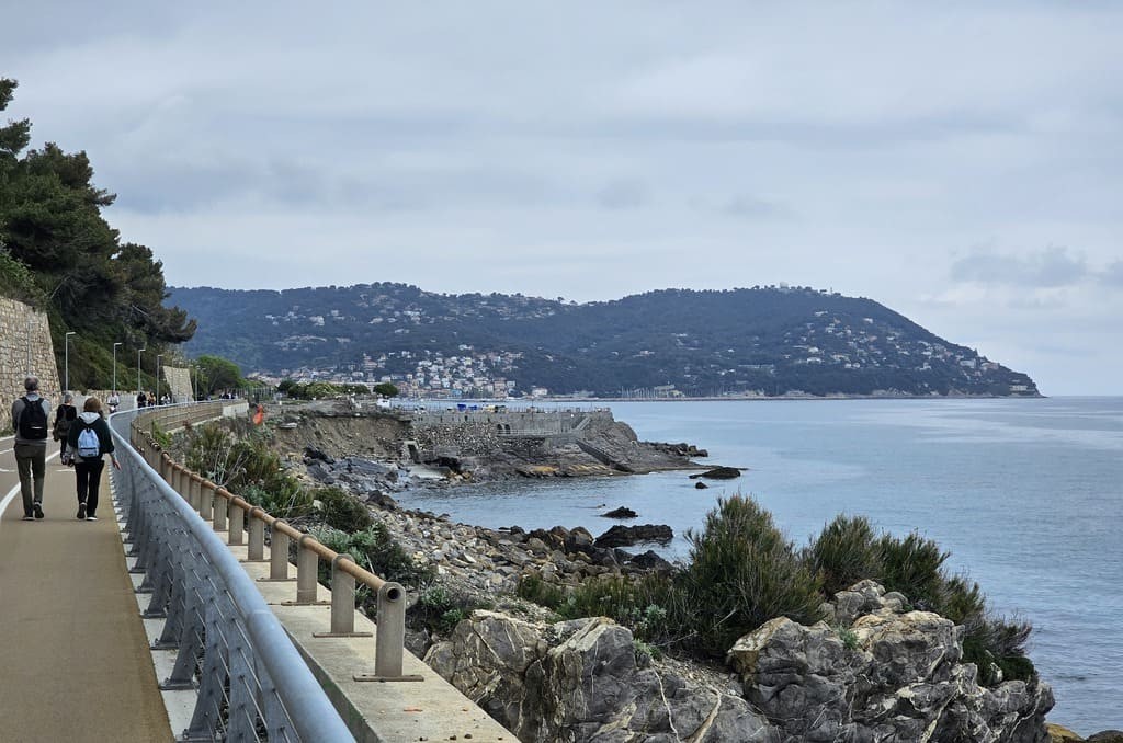 Der Rad- und Fußgängerweg „Riviera dei Fiori“ von Capo Mimosa