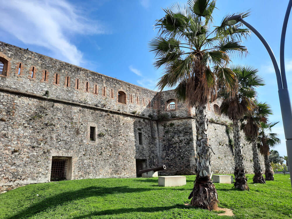 Vista del forte di Santa Tecla Il forte di Santa Tecla